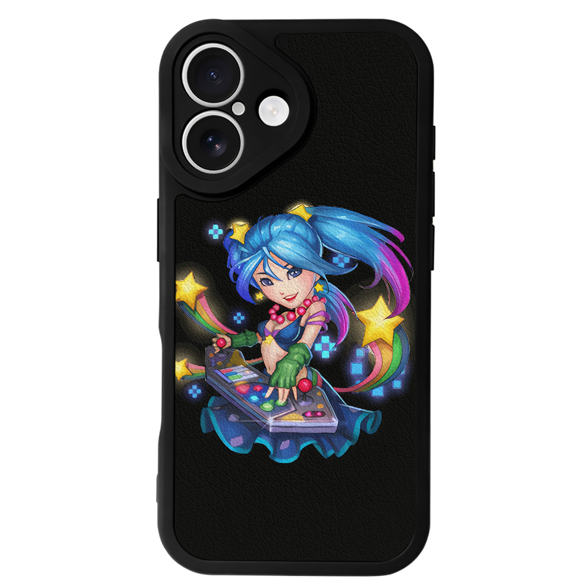 （画像用） リーグ・オブ・レジェンド League of Legends LOL 【iPhone 16シリーズ対応】シリコンスマホケース（レザー調） 材質：シリコン